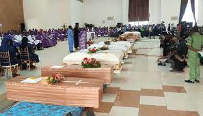 PHOTOS: Funeral mass of Owo terror attack victims