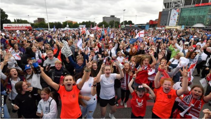 England's opening game against Austria at Old Trafford set a record attendance for a Women's Euros game