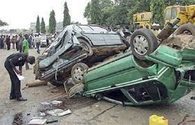 Road accident scene