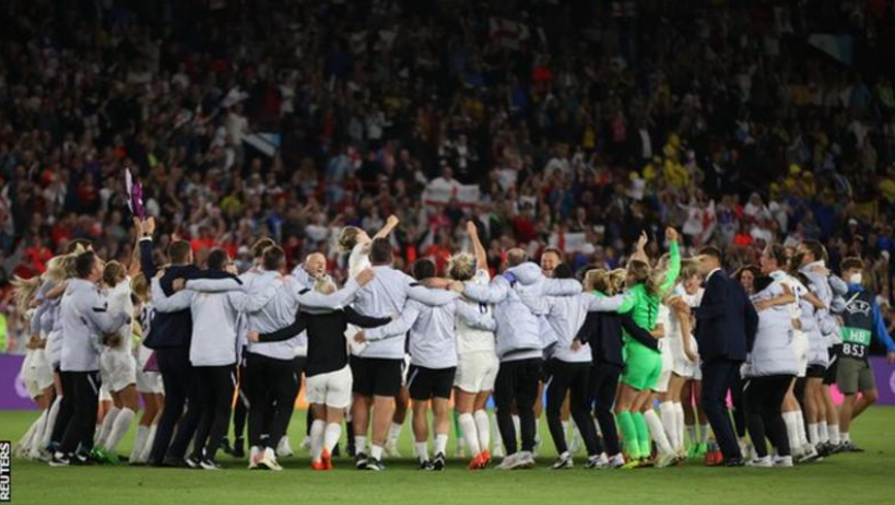 The whole England squad joined in the post-match celebrations at Bramall Lane