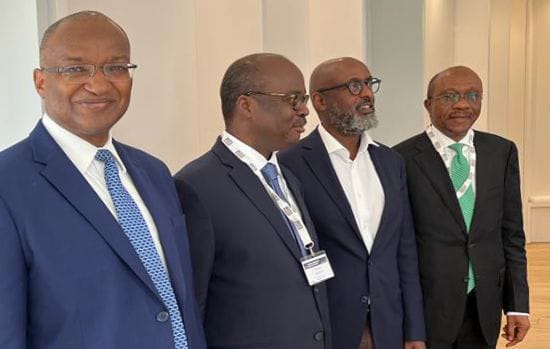 Emefiele, other Central Bank Governors in Africa at roundtable in Oxford