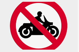 Motorcycle Ban (Photo; nicepng.com)
