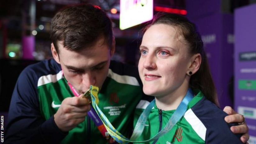 Siblings Aidan and Michaela Walsh both claimed gold in Birmingham having had to settle for silver in 2018