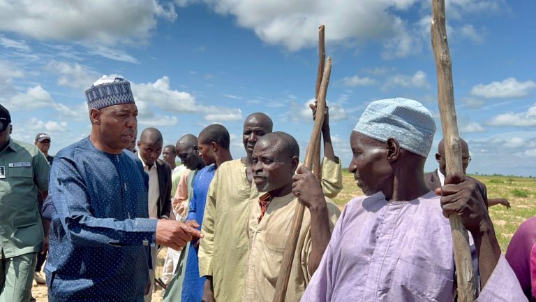 Zulum interacts with farmers, gives reason for shortage of fertiliser