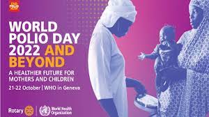 2022 World Polio Day: WHO says 20m children escaped disability due to global efforts