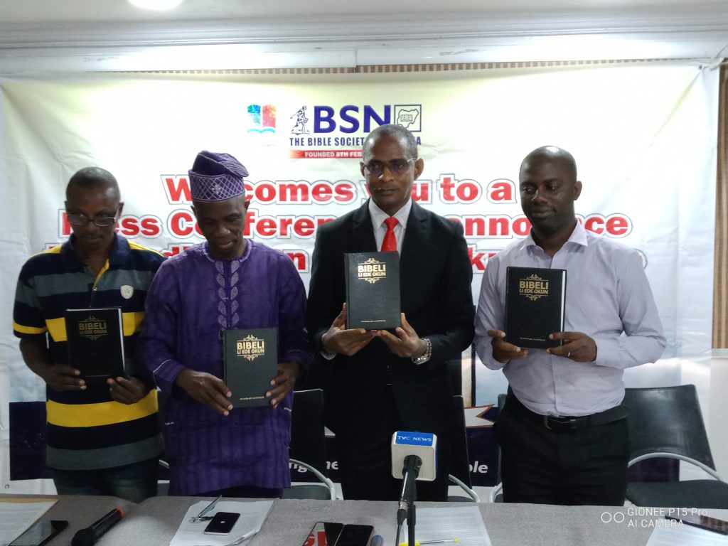 Bible Society unveils fully translated Bible in Okun Language