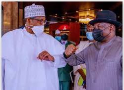 Buhari meets Jonathan, Diri, pledges restoration of oil licence to Bayelsa, others