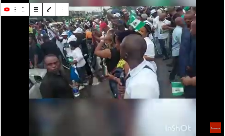 Video: ObiDients’ Rally for Peter Obi shut down Lagos
