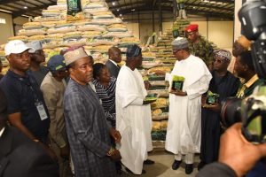 Buhari opens 32-metric tonnes per hour Lagos rice mill