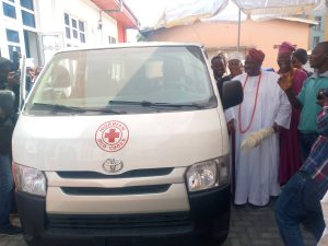 New Year: Ojora of Ijora donates bus to Red Cross Society in Lagos