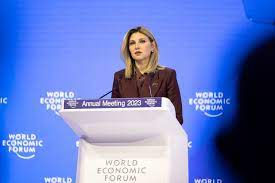 Ukrainian First Lady joins Swiss President in opening plenary of World Economic Forum Annual Meeting