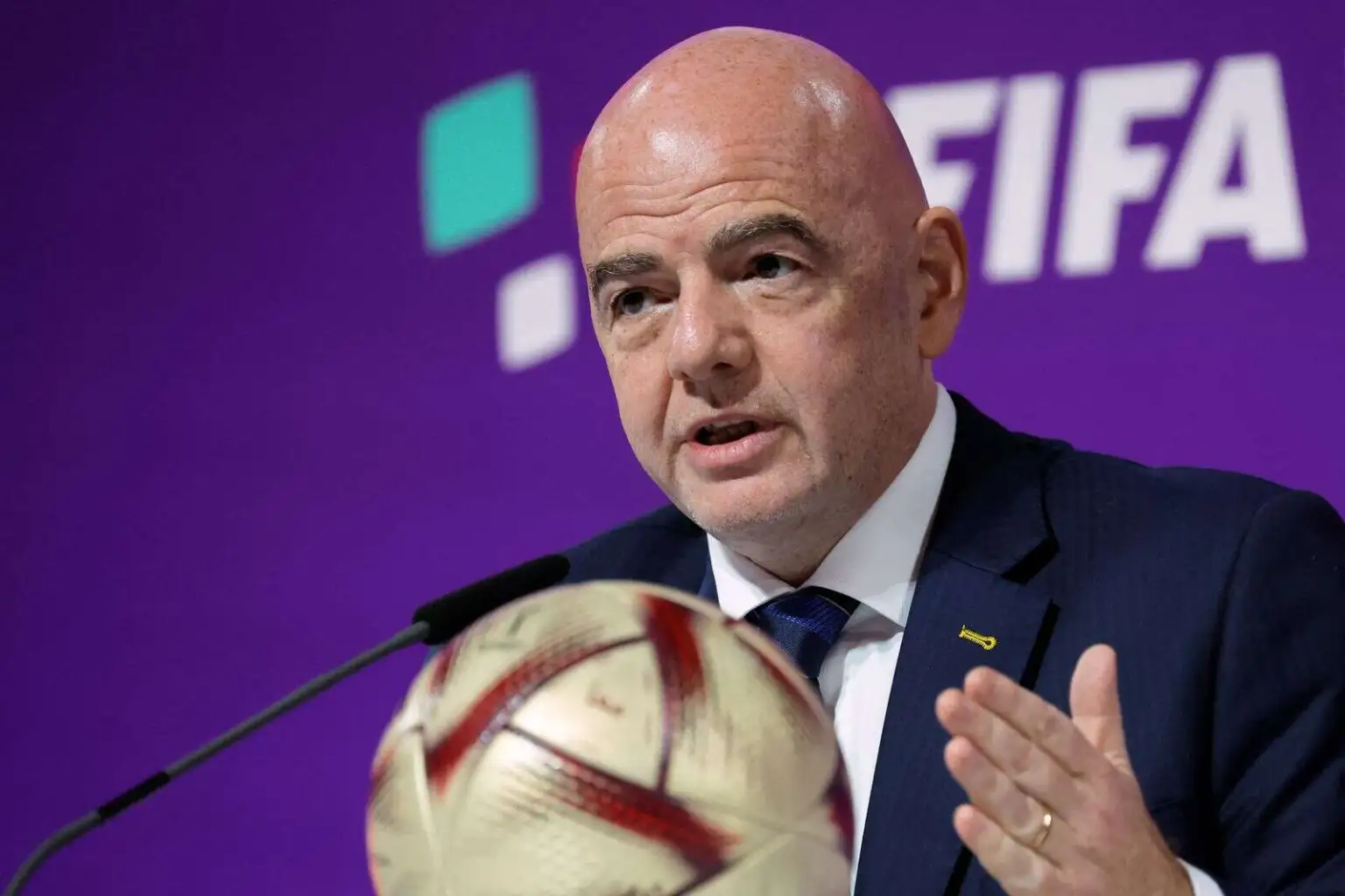 Infantino re-elected for third four-year term as FIFA President