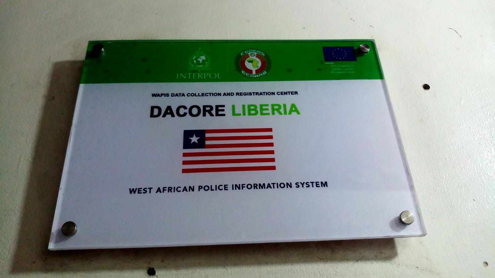 WAPIS, INTERPOL launch Data Collection, Registration Centre in Liberia
